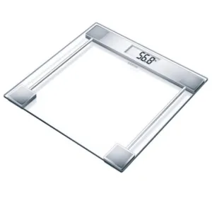 Sanitas Digital Glass Bathroom Scale- Simple Tap On/ User- Friendly Display