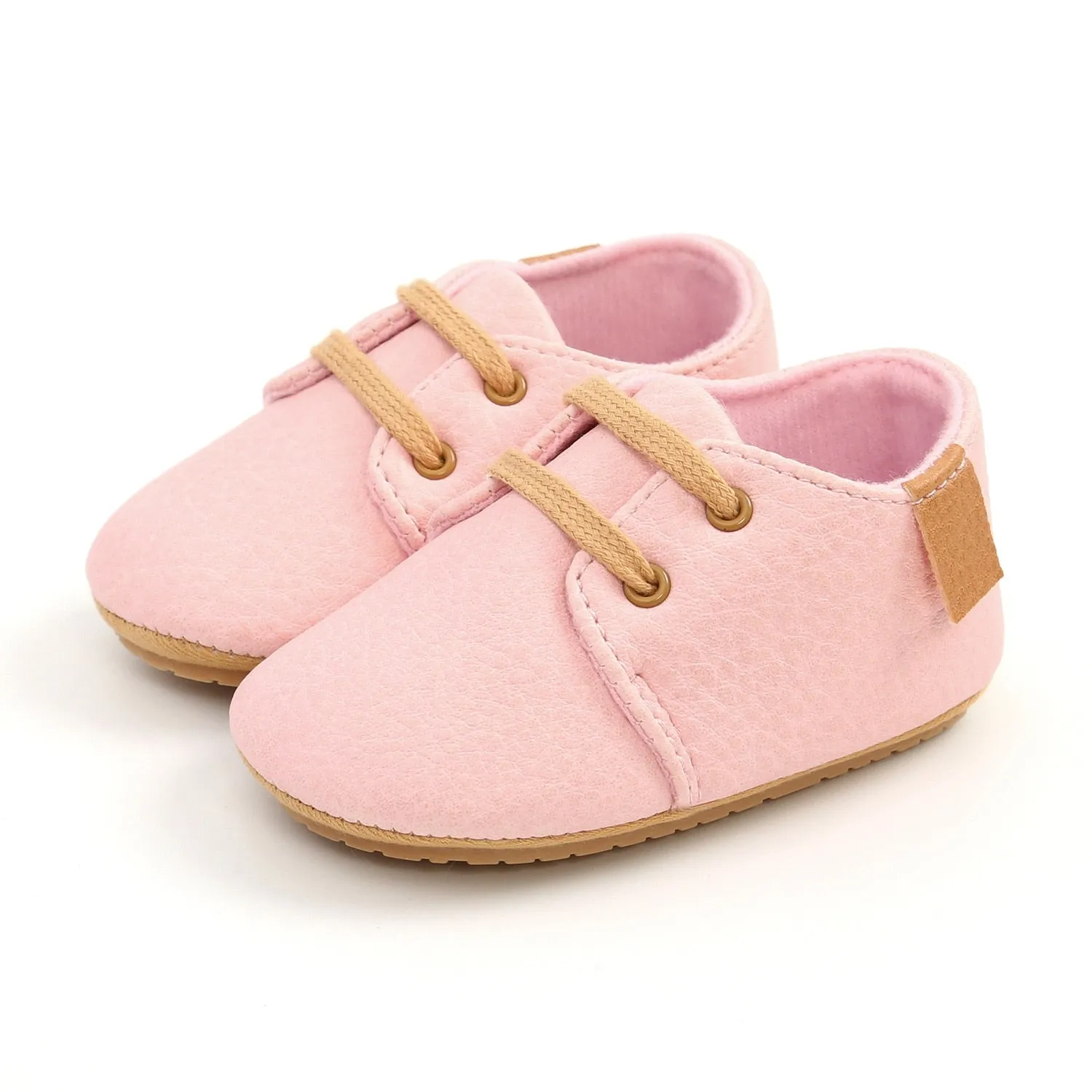 Sapatinho de bebê multicoloridos de couro até 18 meses