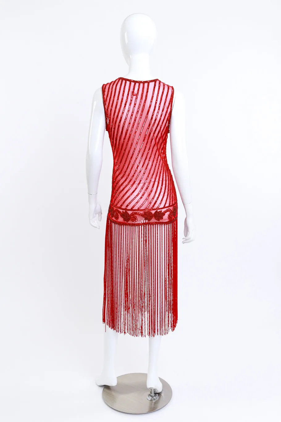 Scarlet Sequin Fringe Flapper Dress