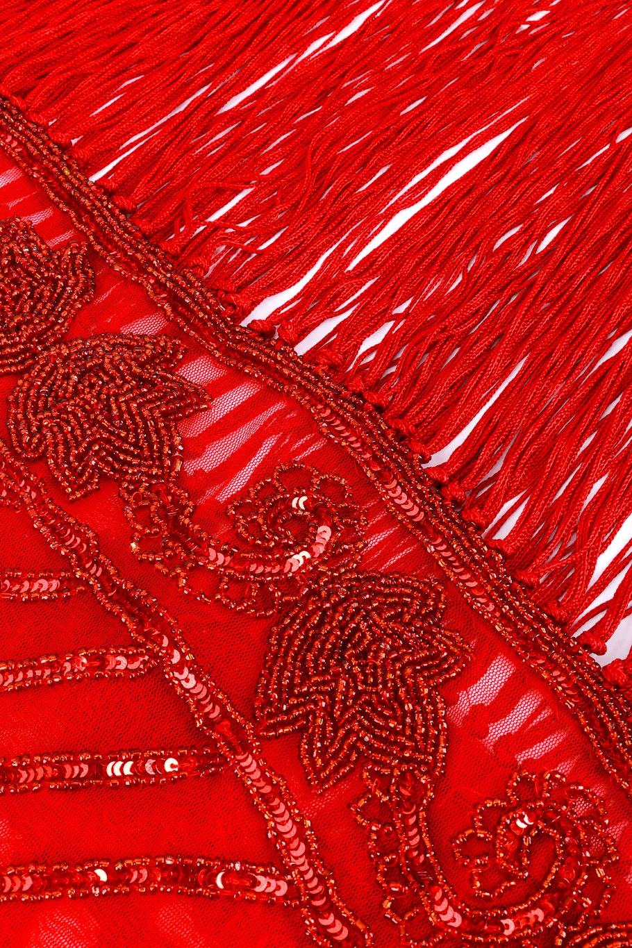 Scarlet Sequin Fringe Flapper Dress