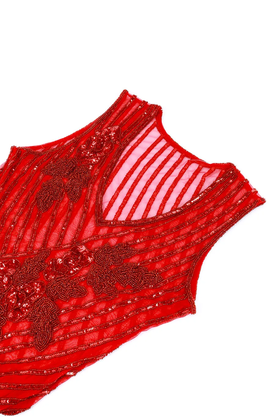 Scarlet Sequin Fringe Flapper Dress