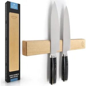Seamless Maple Wood Magnetic Knife Holder