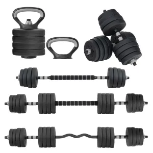 Set De Mancuernas Pesa Rusa Ajustable 40 Kg Altera Ejercicio