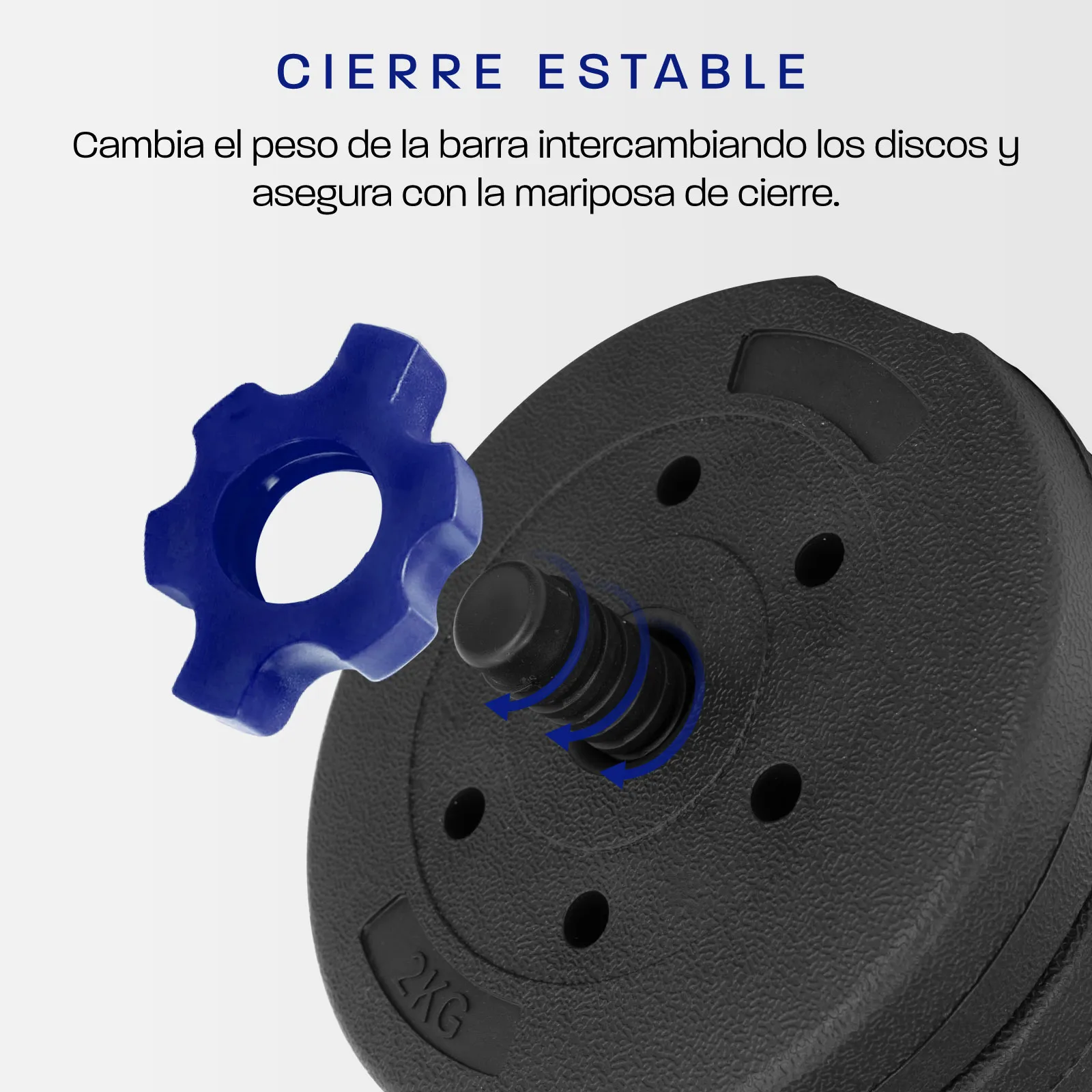 Set De Mancuernas Pesa Rusa Ajustable 40 Kg Altera Ejercicio