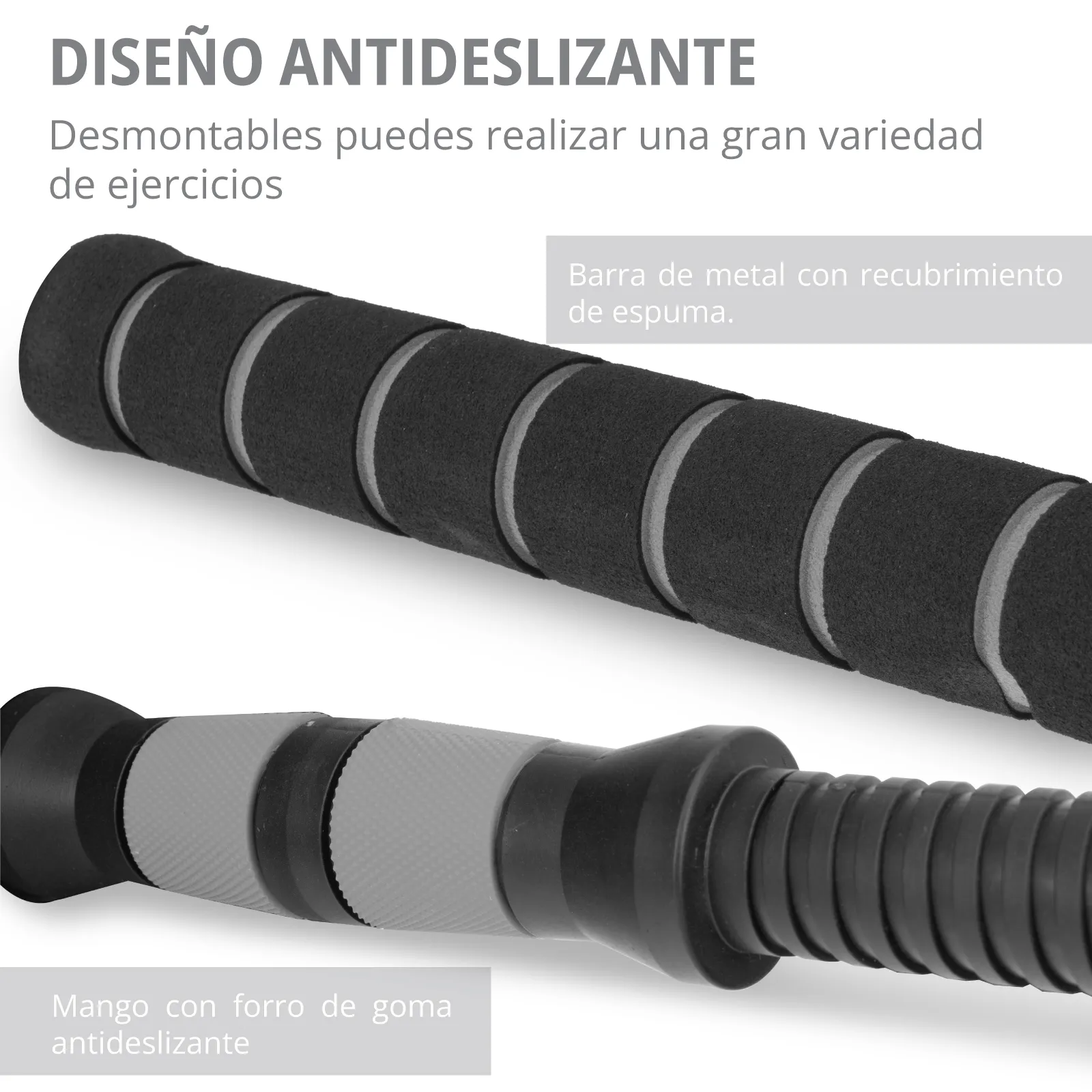 Set Mancuernas Altera Barra Ajustable 20kg Pesa Rusa Discos
