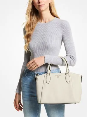 Sienna Medium Pebbled Leather Satchel
