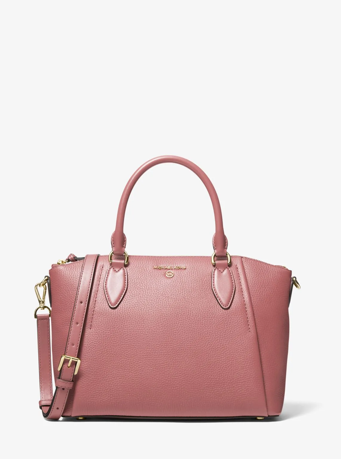 Sienna Medium Pebbled Leather Satchel