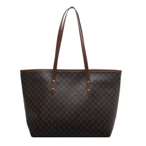 Simple Big Tote Bag Hot Solid Colour Women's Bag Fashion PU Luxury Designer Bags Leisure Print Advanced High Capacity Hand Bag