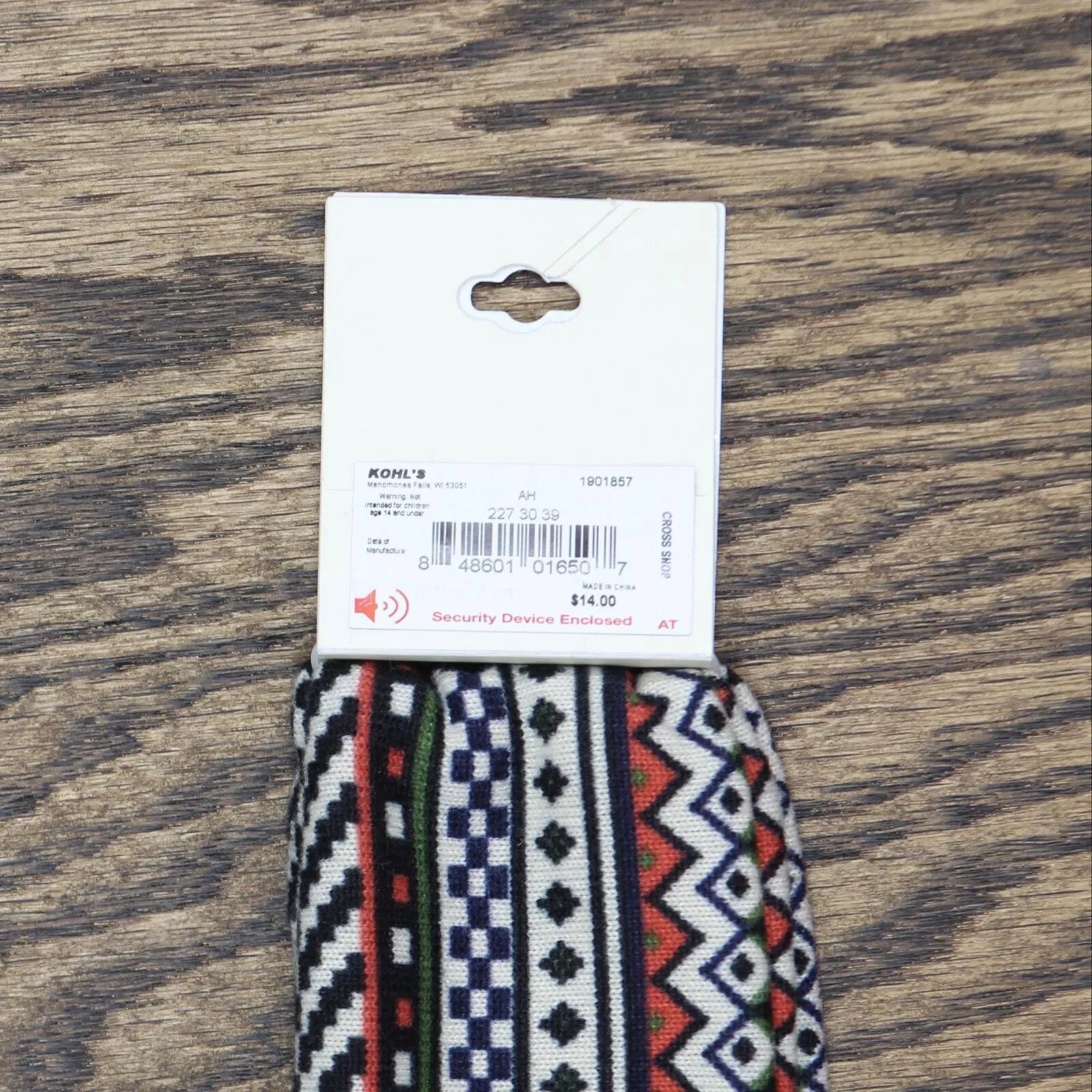 So Women's Geometric Printed Headwrap 1901857 Multicolor One Size