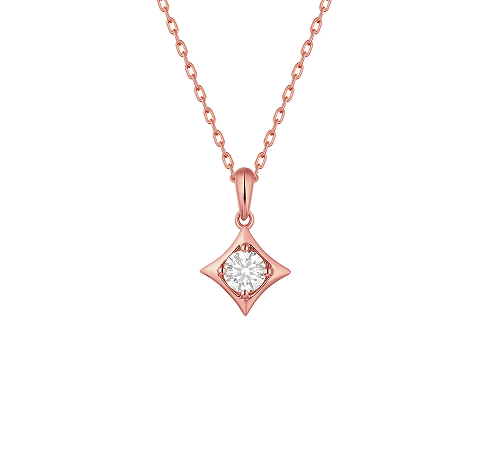Sparkle 0.28ctw Lab Grown Diamond Pendant <br>  P-00600WHT