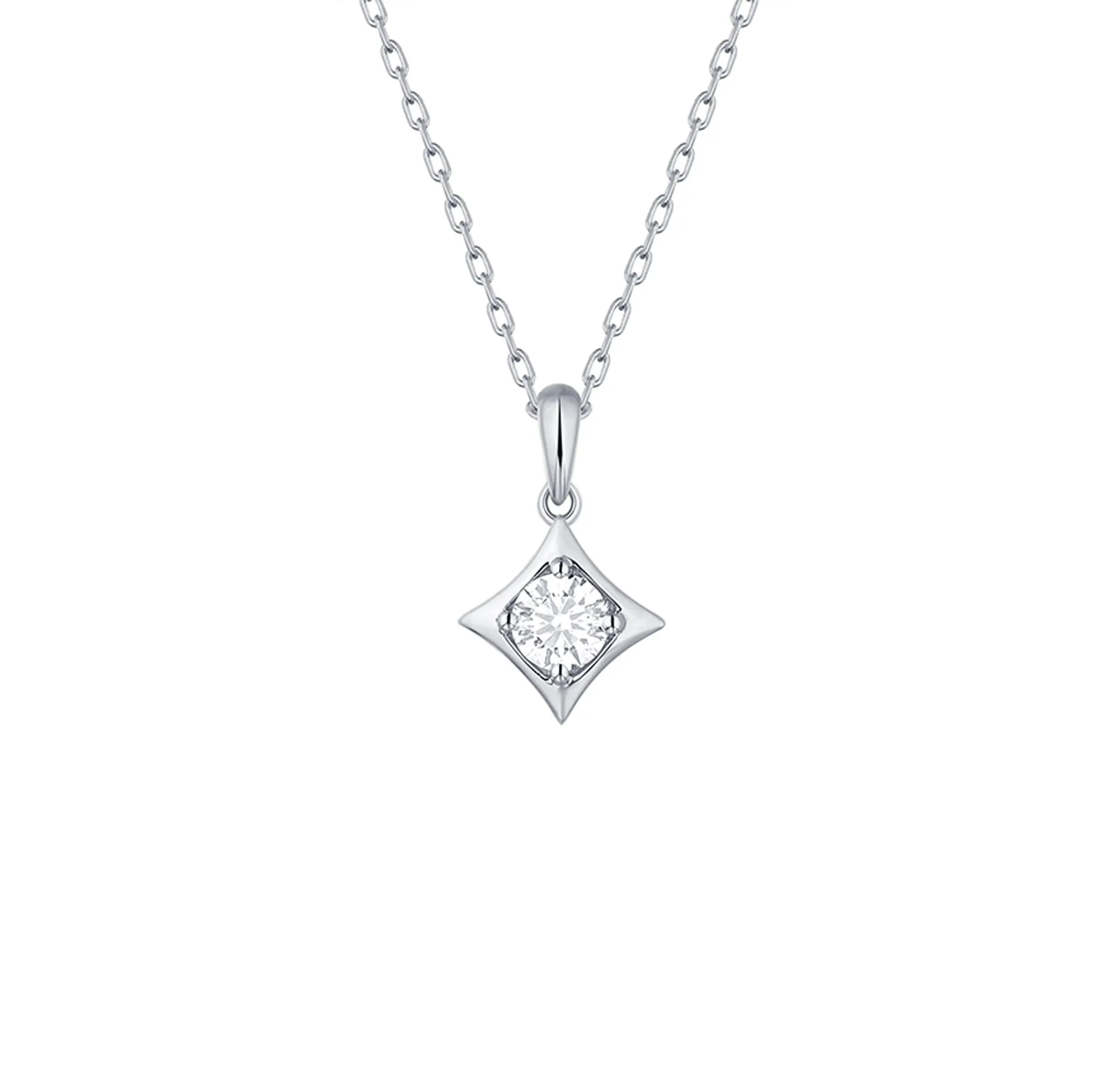 Sparkle 0.28ctw Lab Grown Diamond Pendant <br>  P-00600WHT