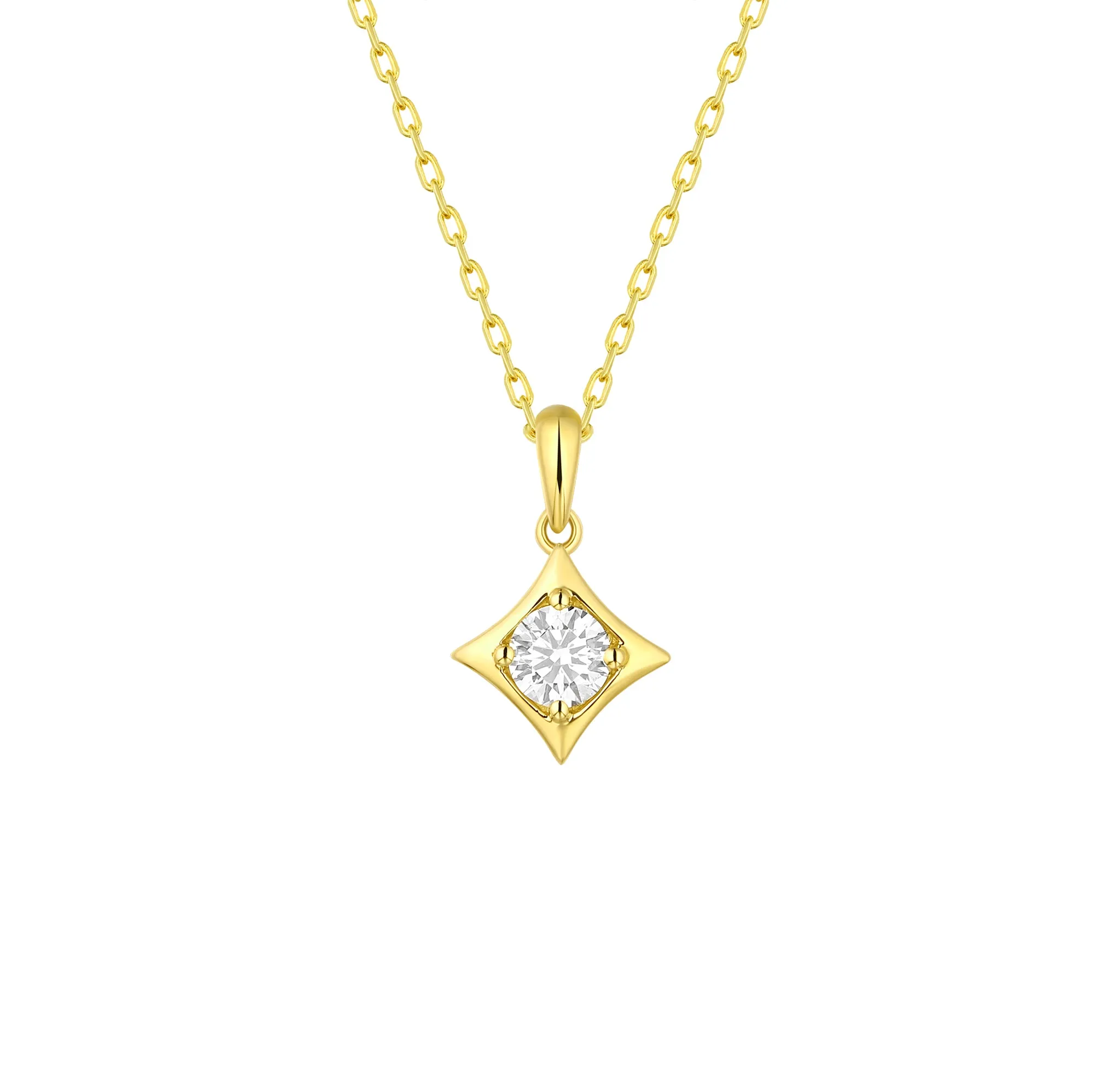 Sparkle 0.28ctw Lab Grown Diamond Pendant <br>  P-00600WHT