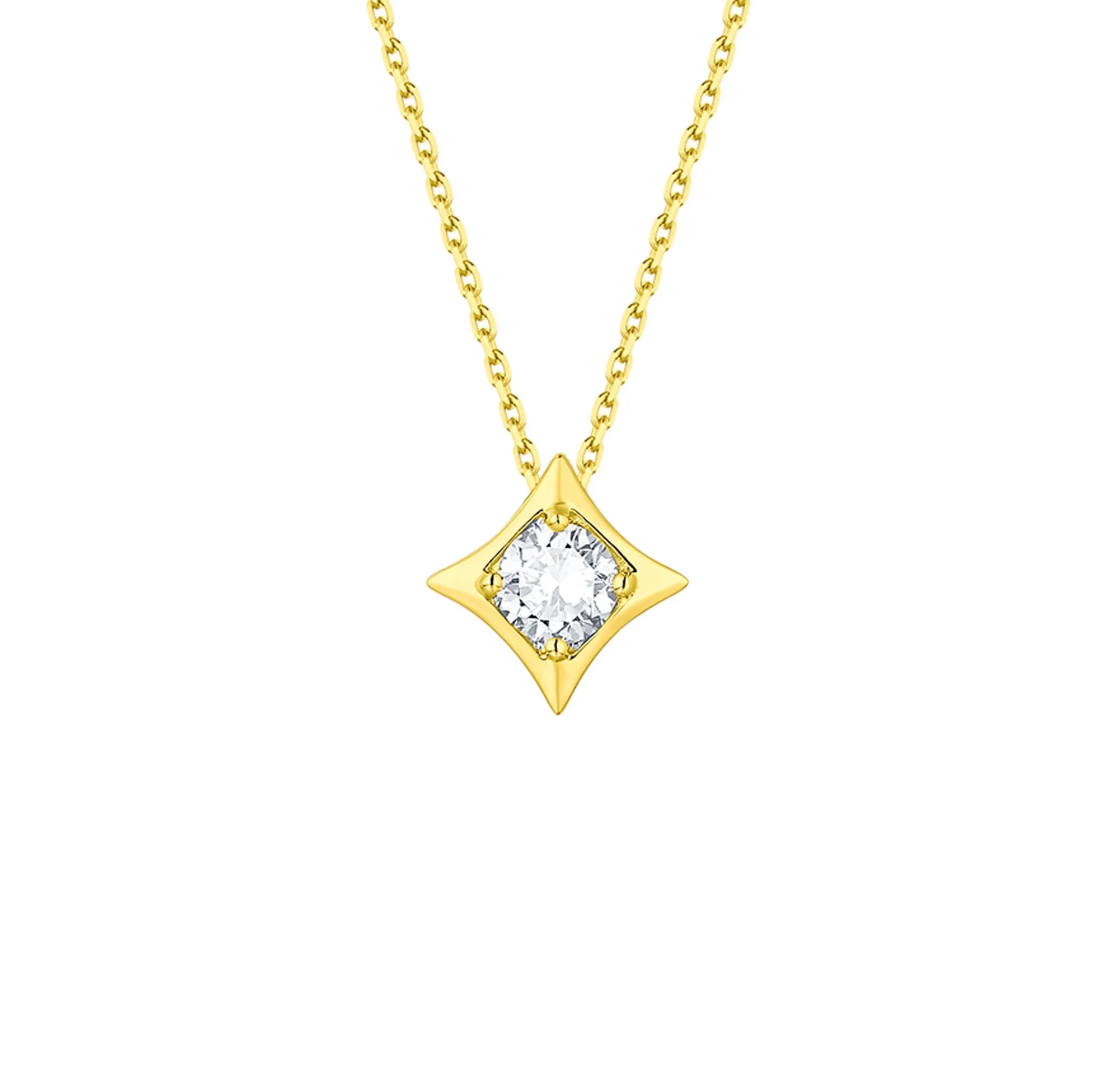 Sparkle 0.31ctw Lab Grown Diamond Pendant <br> P-00615WHT