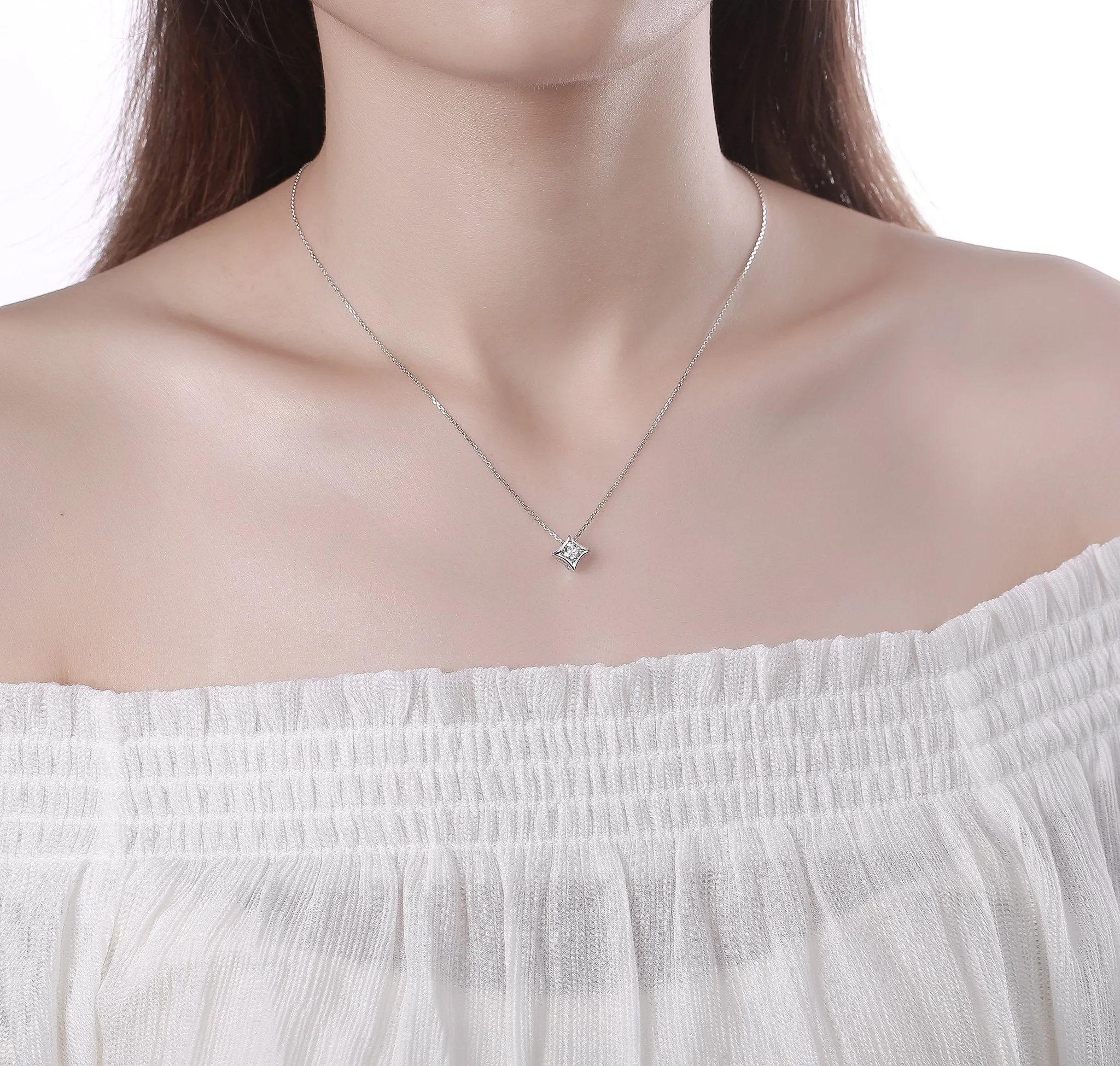 Sparkle 0.31ctw Lab Grown Diamond Pendant <br> P-00615WHT