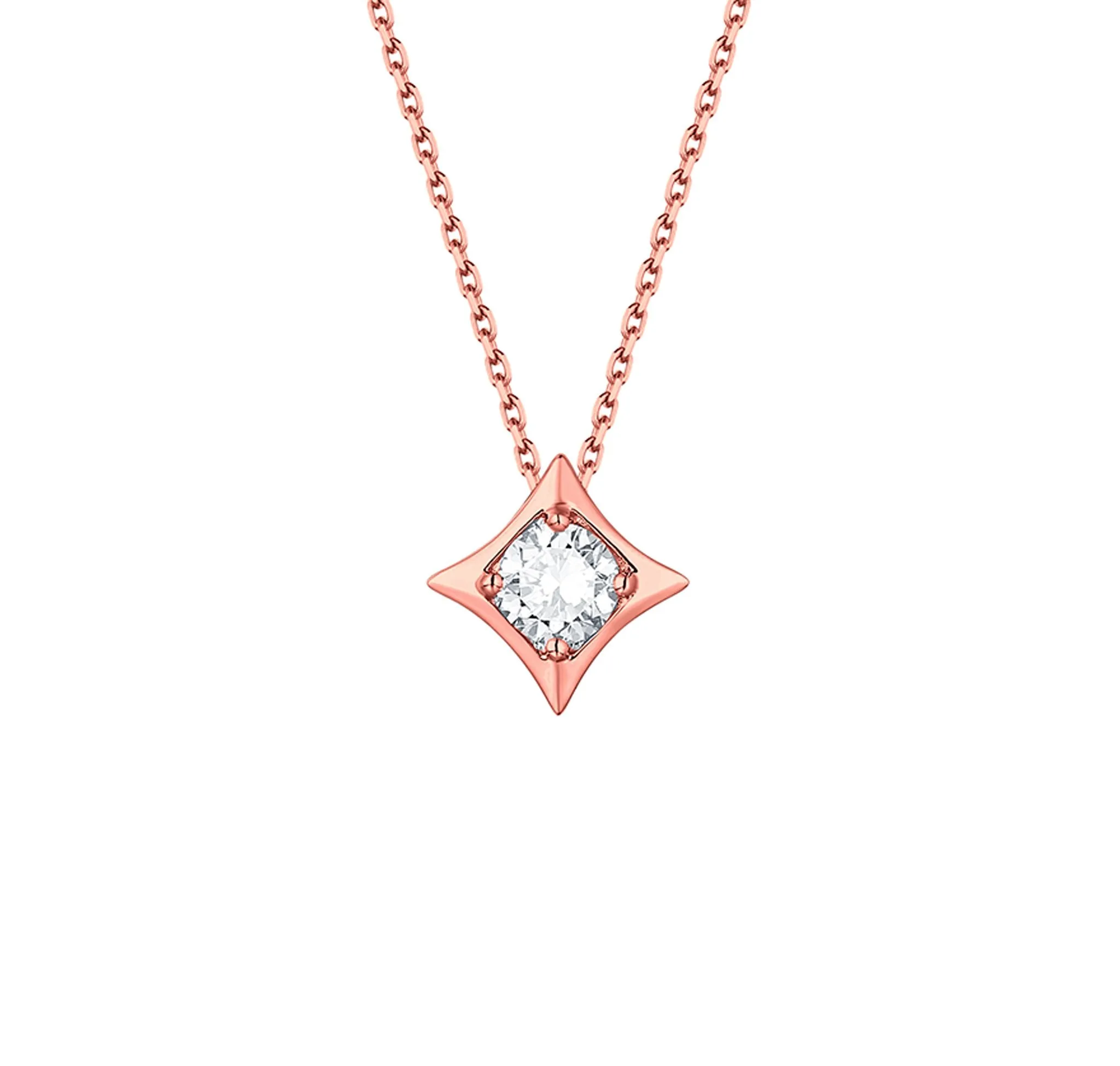 Sparkle 0.31ctw Lab Grown Diamond Pendant <br> P-00615WHT