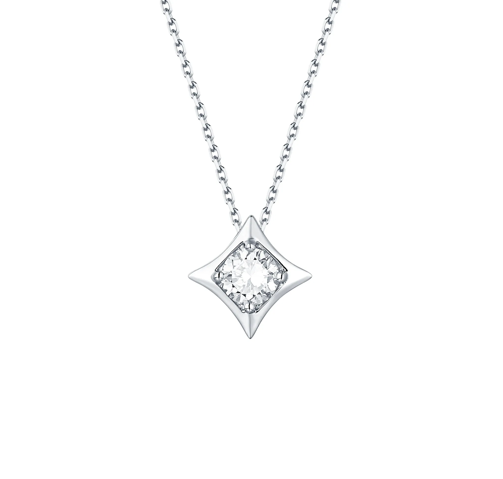 Sparkle 0.31ctw Lab Grown Diamond Pendant <br> P-00615WHT
