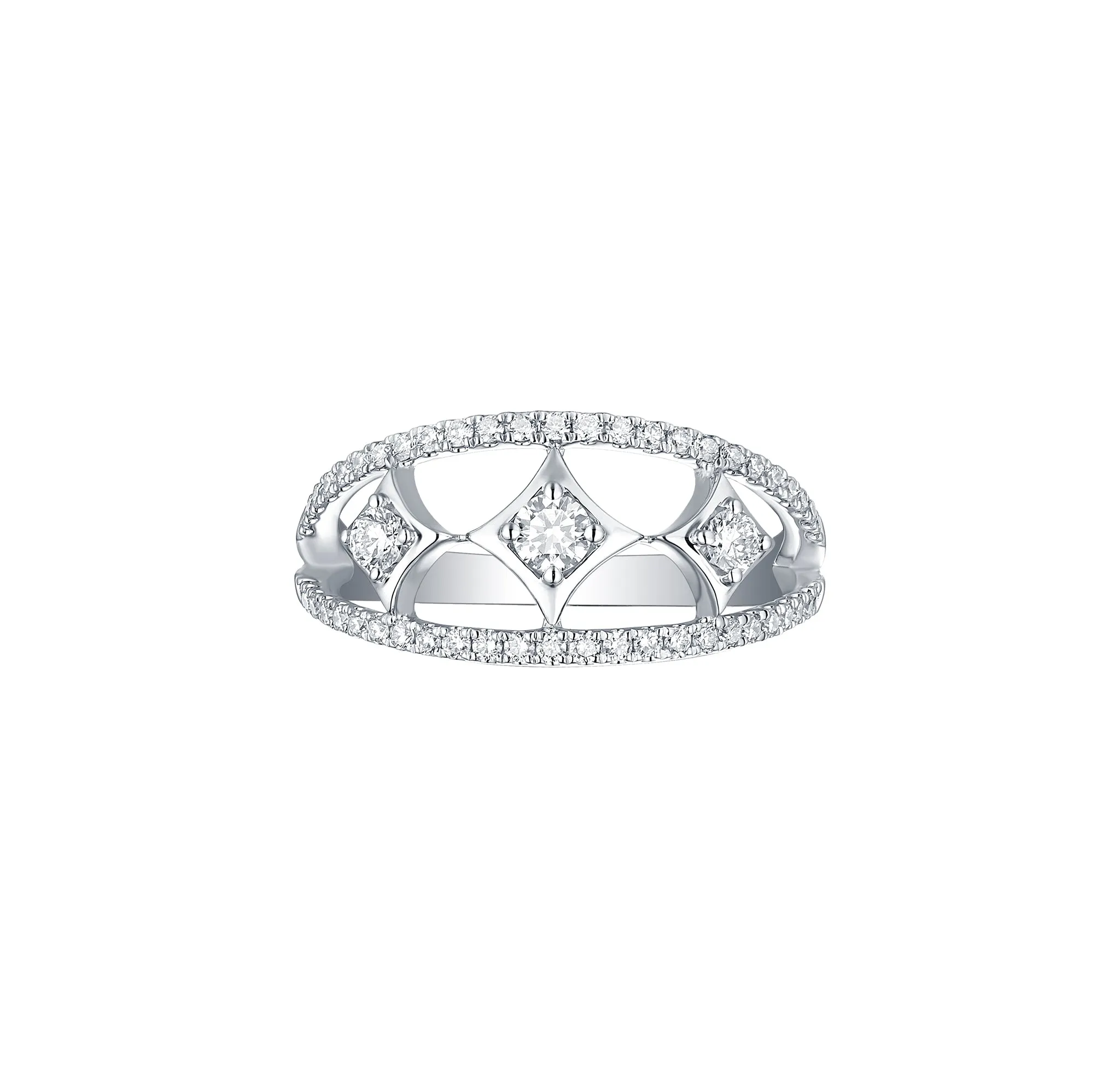 Sparkle 0.53ctw Lab Grown Diamond Ring <br> R-00606WHT