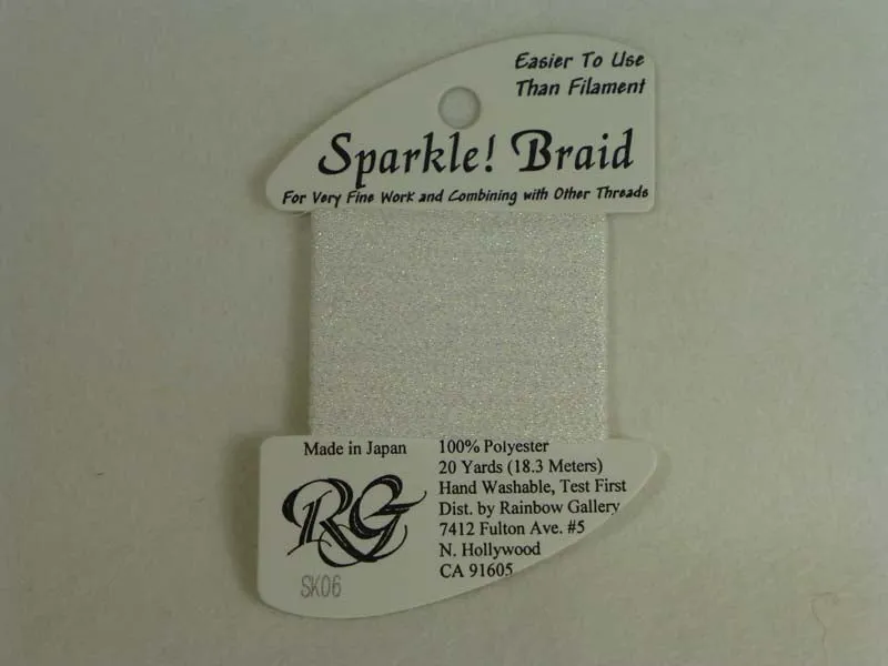 Sparkle! Braid SK 06 White Pearl