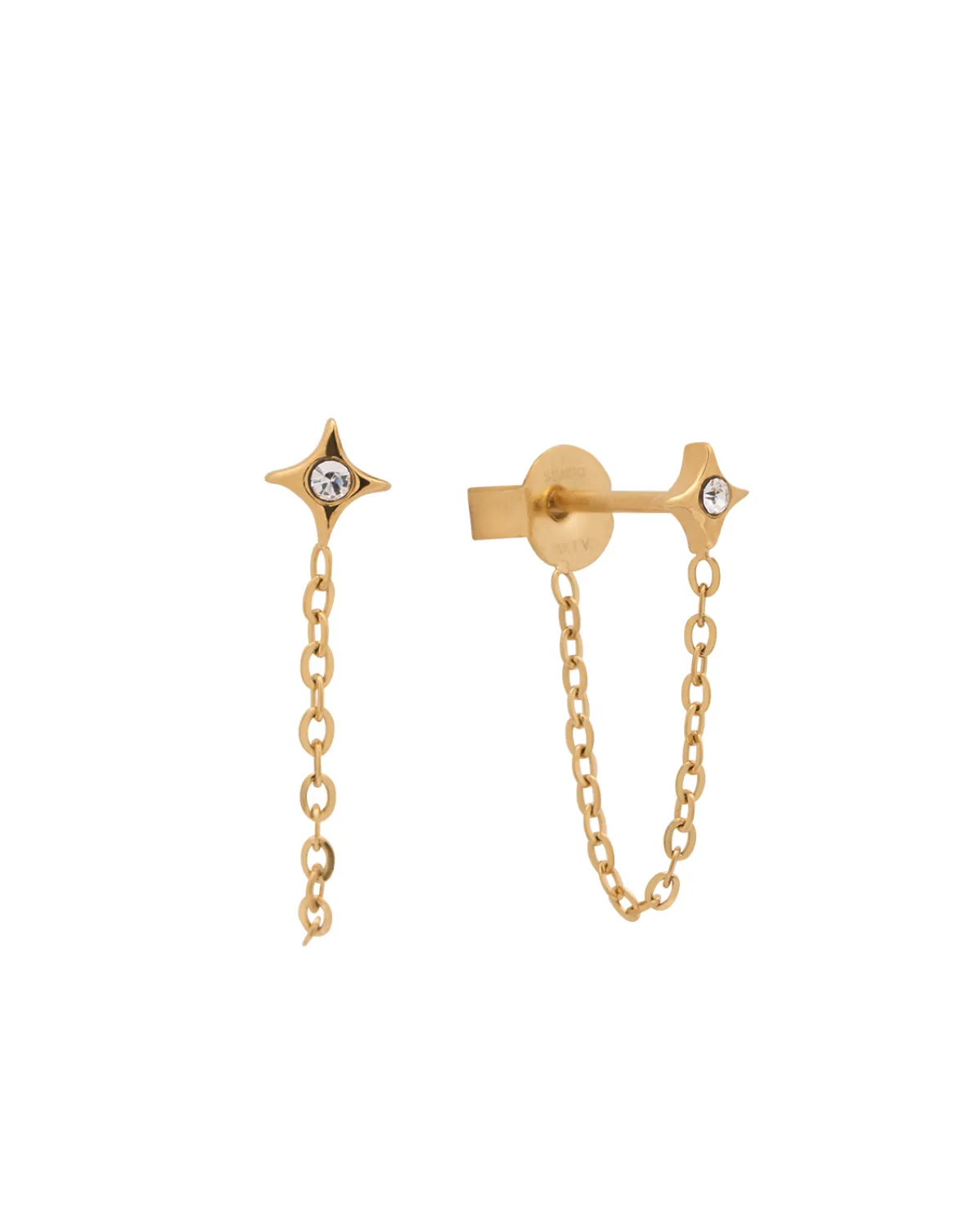 Sparkle Chain Studs