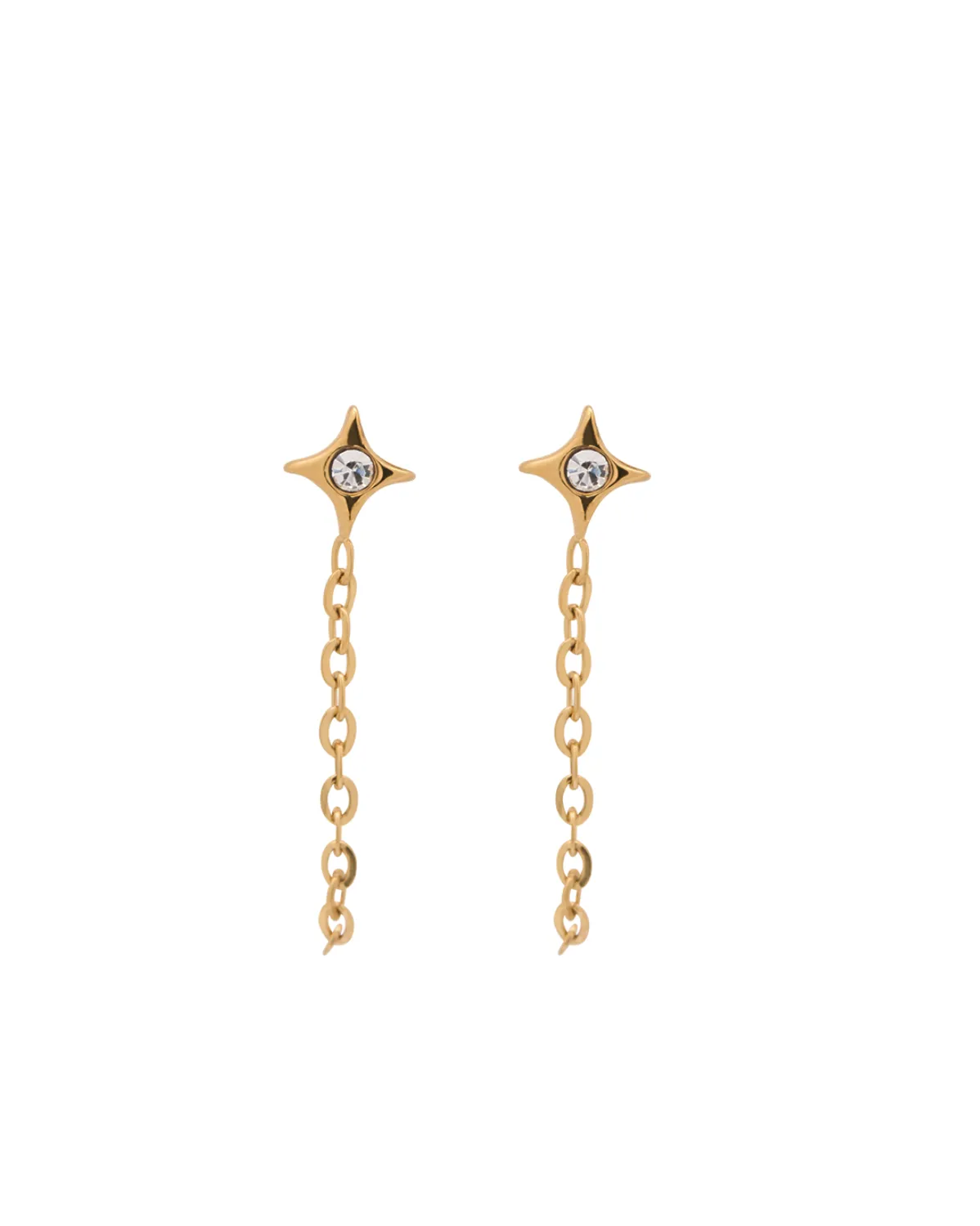 Sparkle Chain Studs