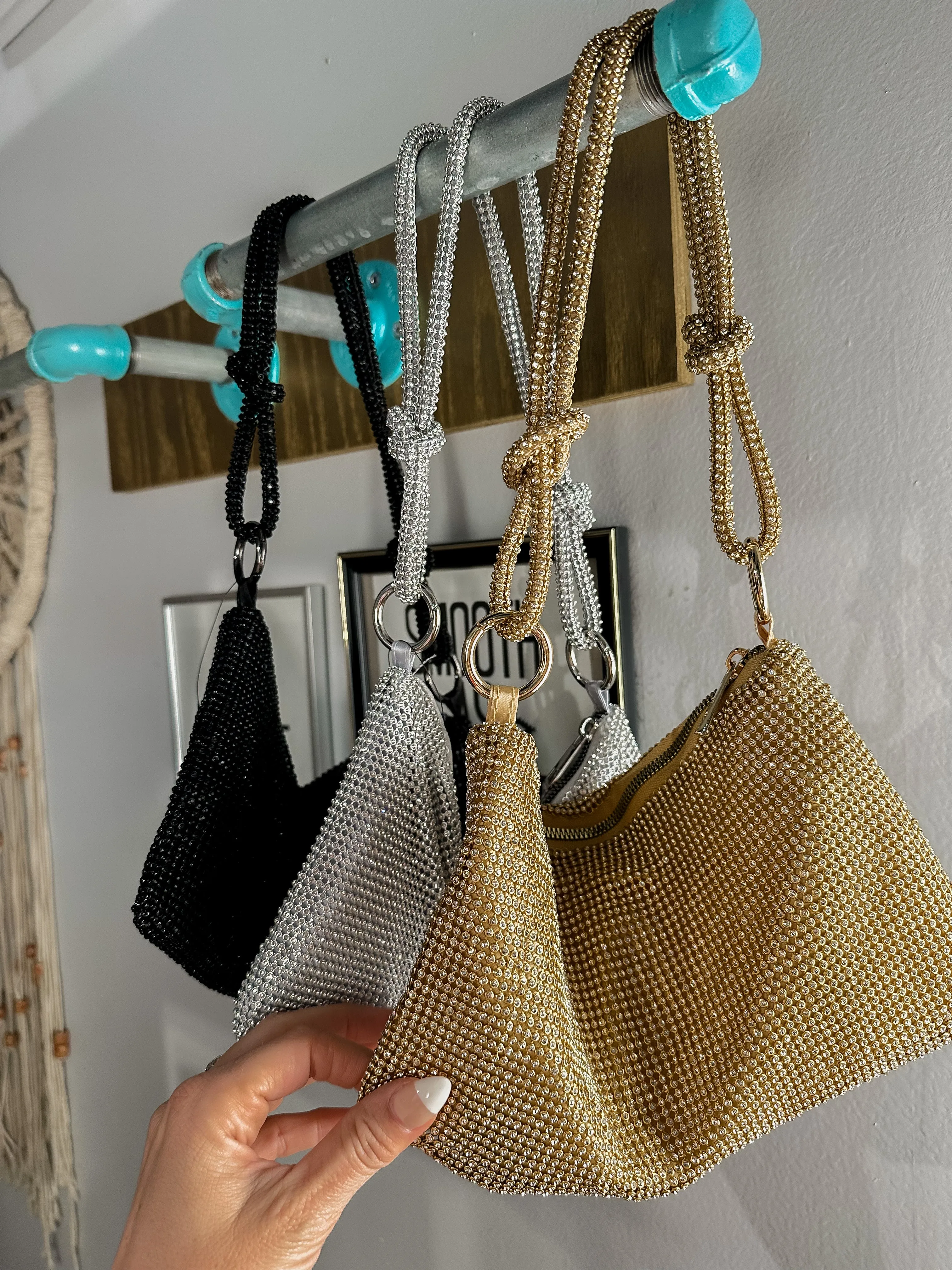 Sparkle Clutch - Gold