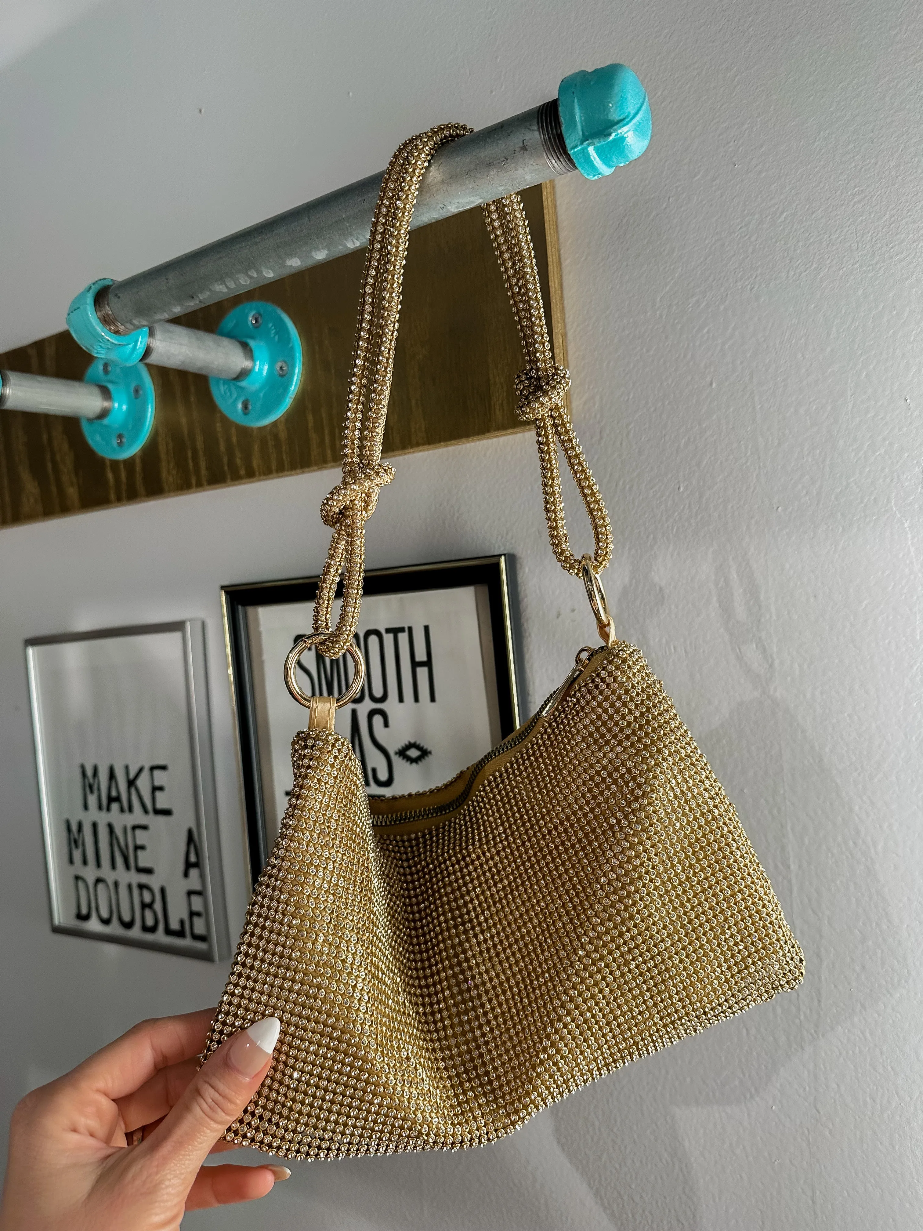 Sparkle Clutch - Gold