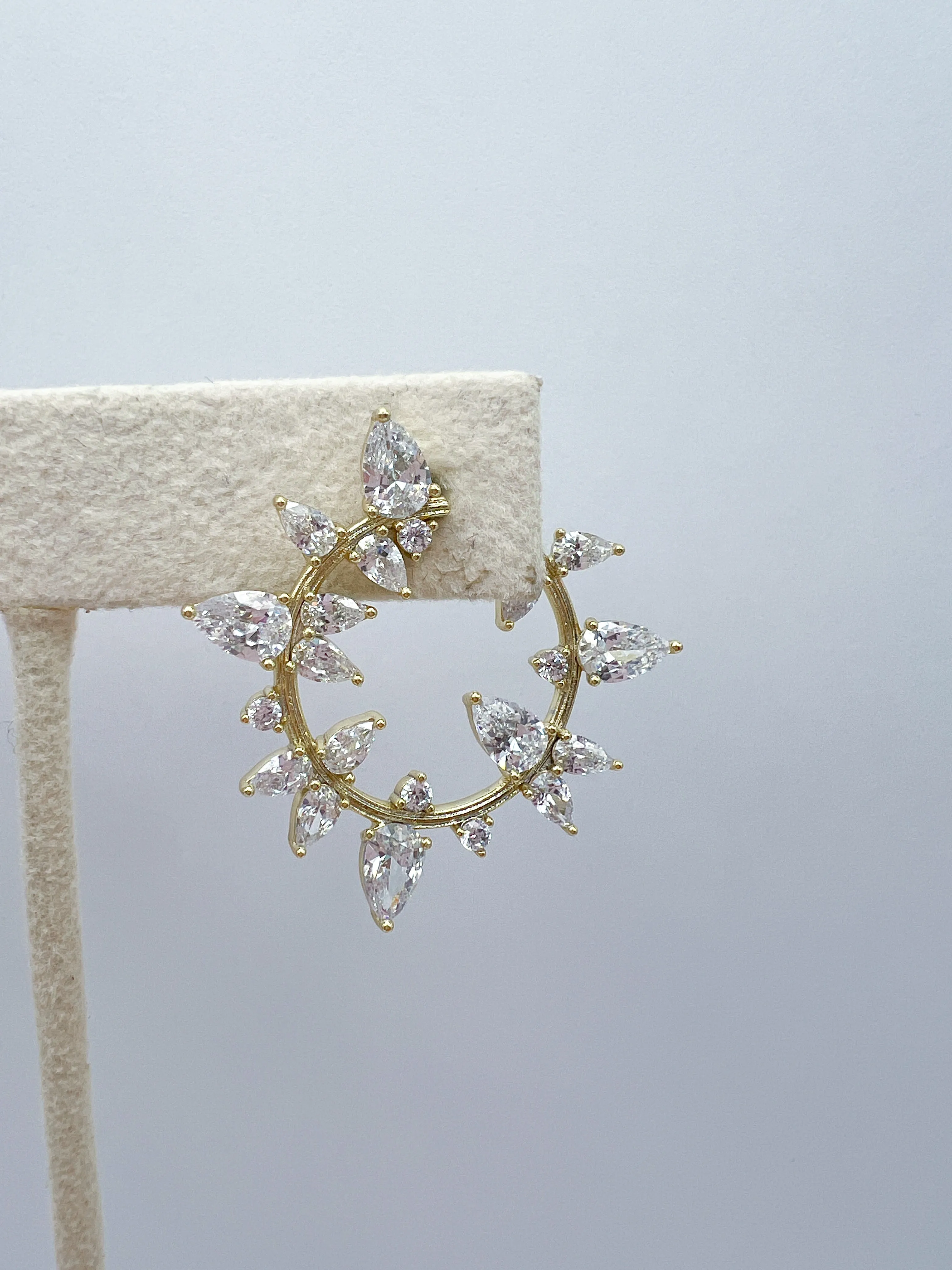 Sparkle CZ Hoop