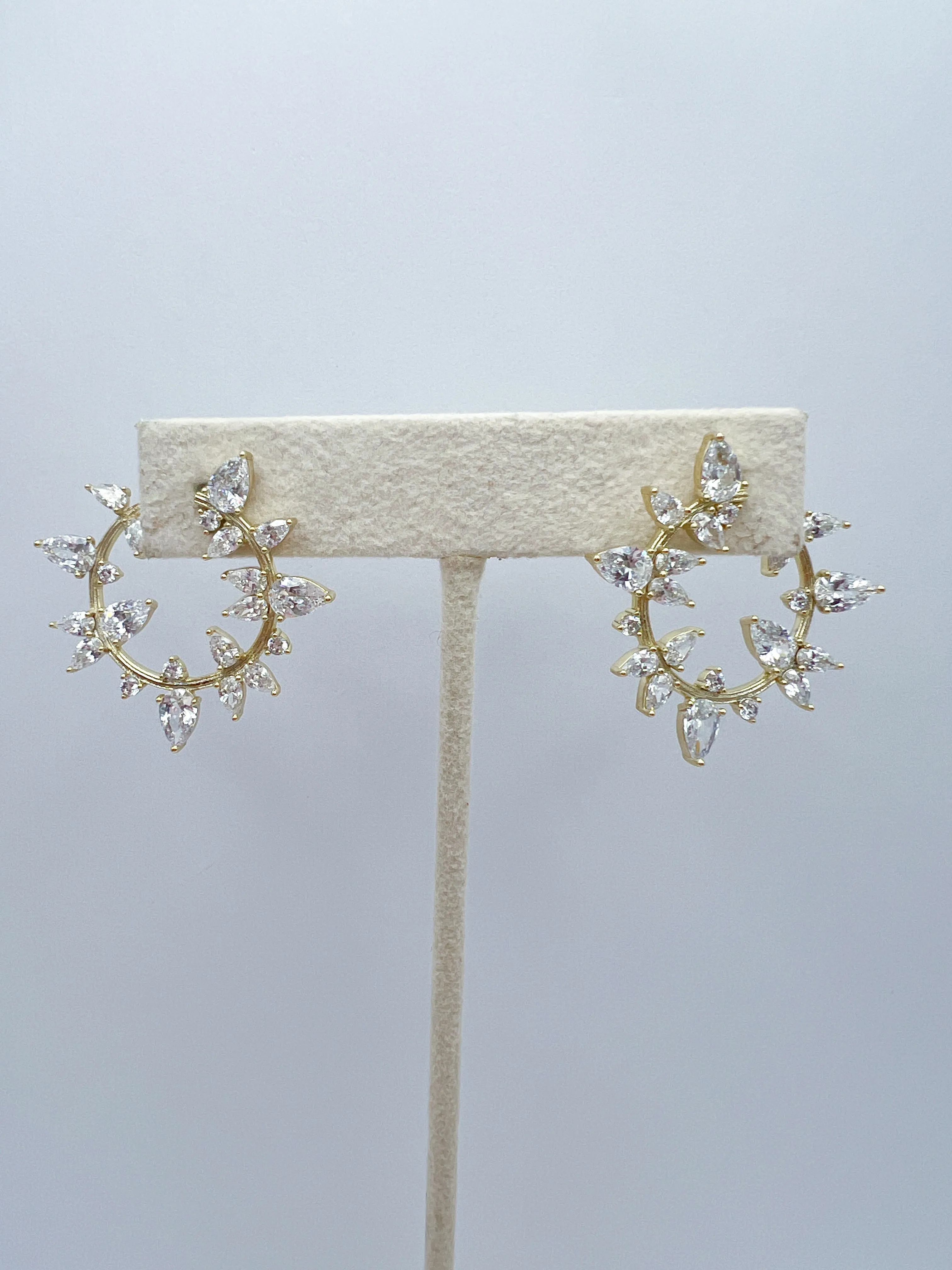 Sparkle CZ Hoop