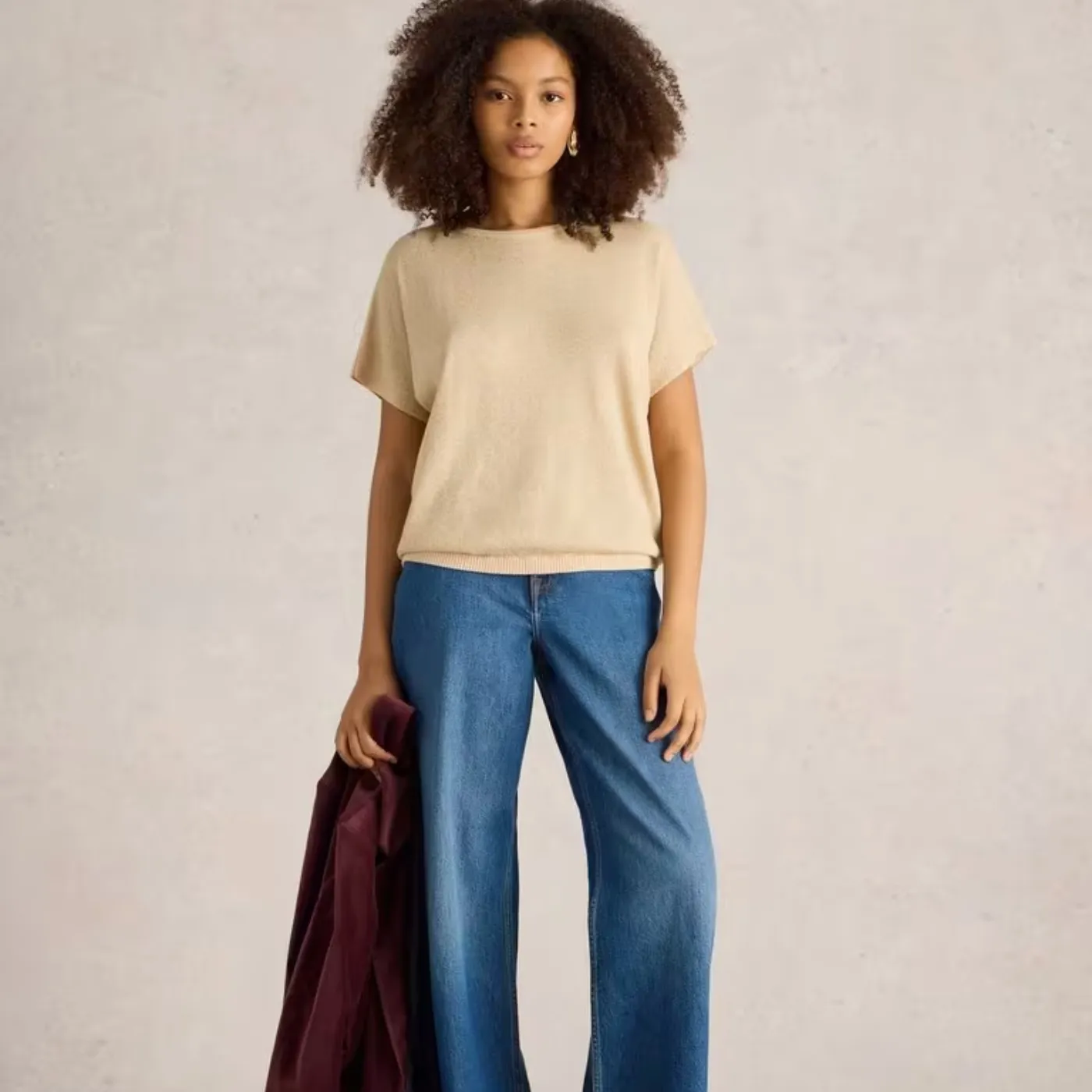 Sparkle Knit Tee Lena