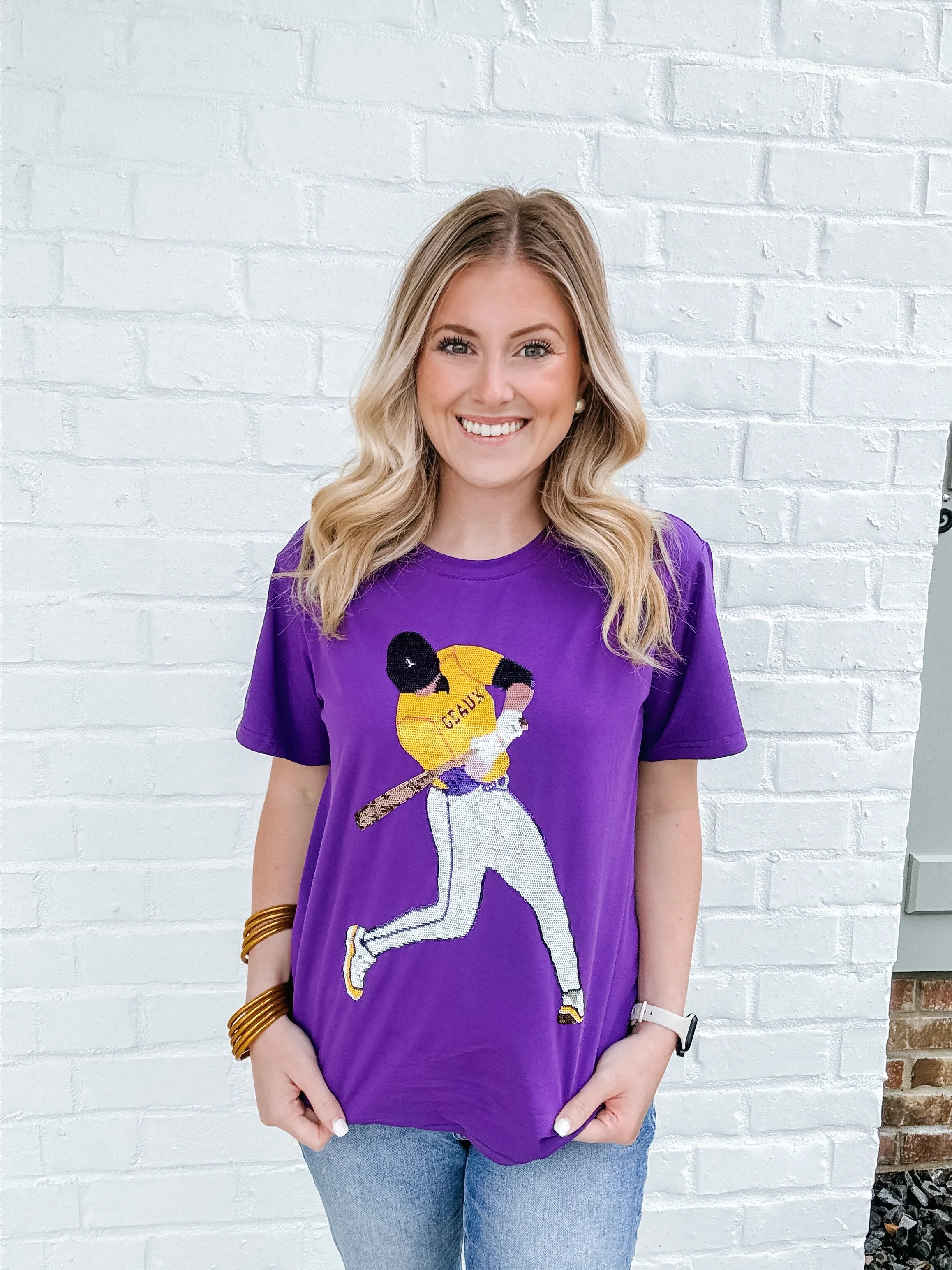 Sparkle Slugger Tee