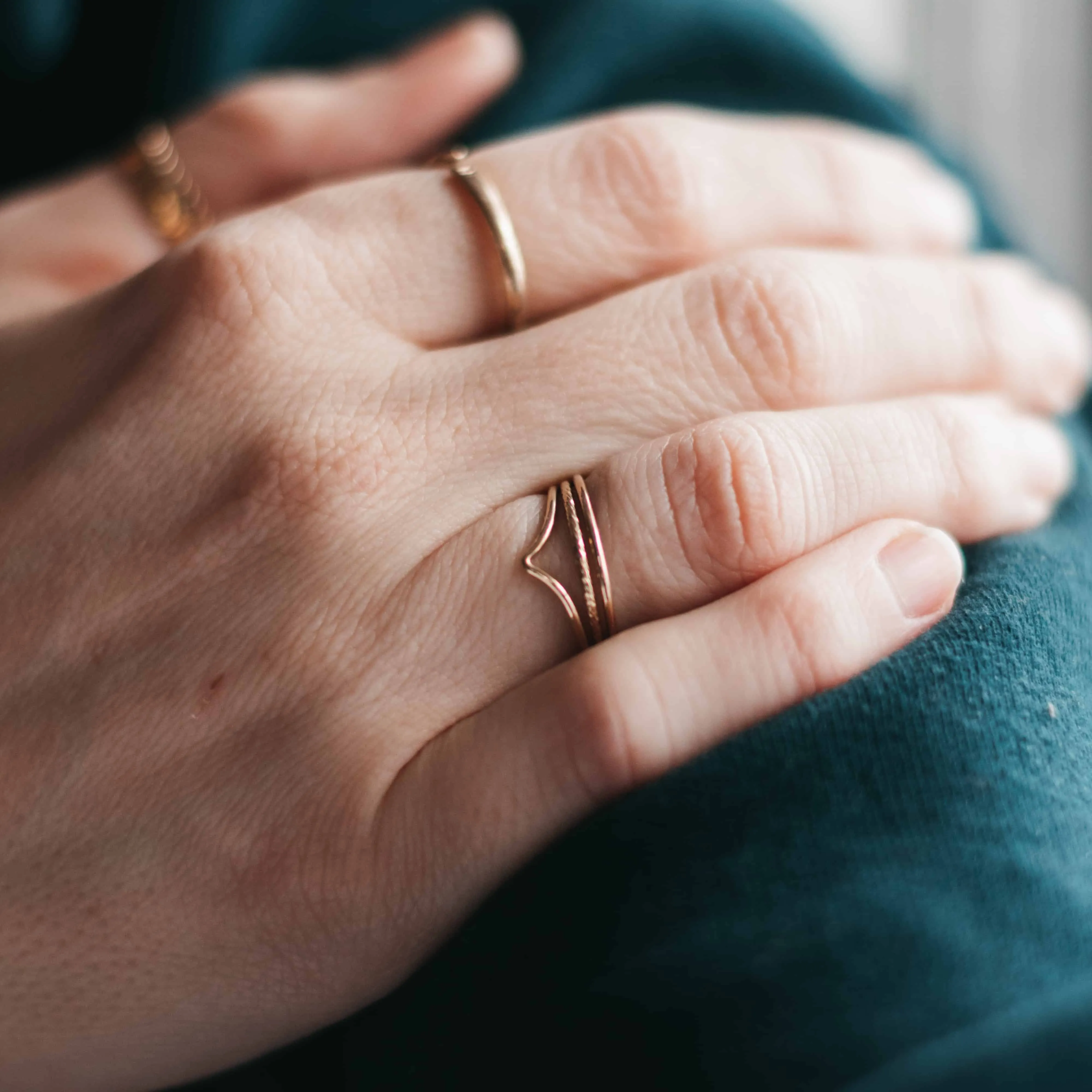 Sparkle Stacking Ring