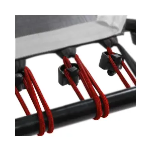 SportPlus Gummiseile-Set• 36 Gummiseile & Clips • Härtegrad: Medium • Nutzergewicht bis 90 kg • rot