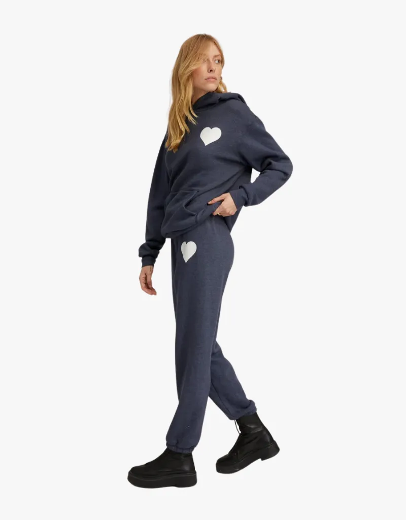 SPRWM Heart Sweatpants in Navy
