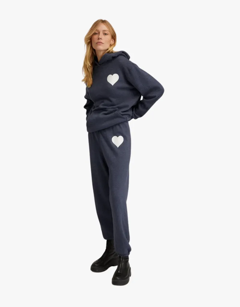 SPRWM Heart Sweatpants in Navy