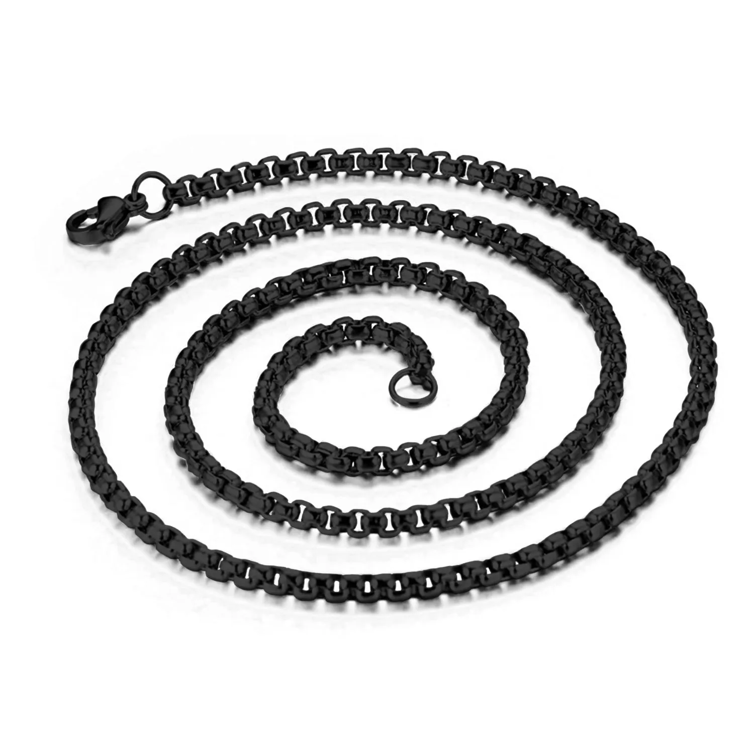 Stainless Steel Geometric Polygon Bull Round Medallion Pendant