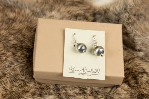 Sterling Silver Ball Earrings