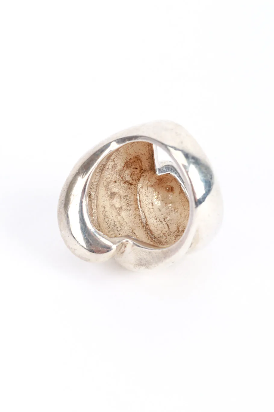 Sterling Silver Twisted Dome Ring