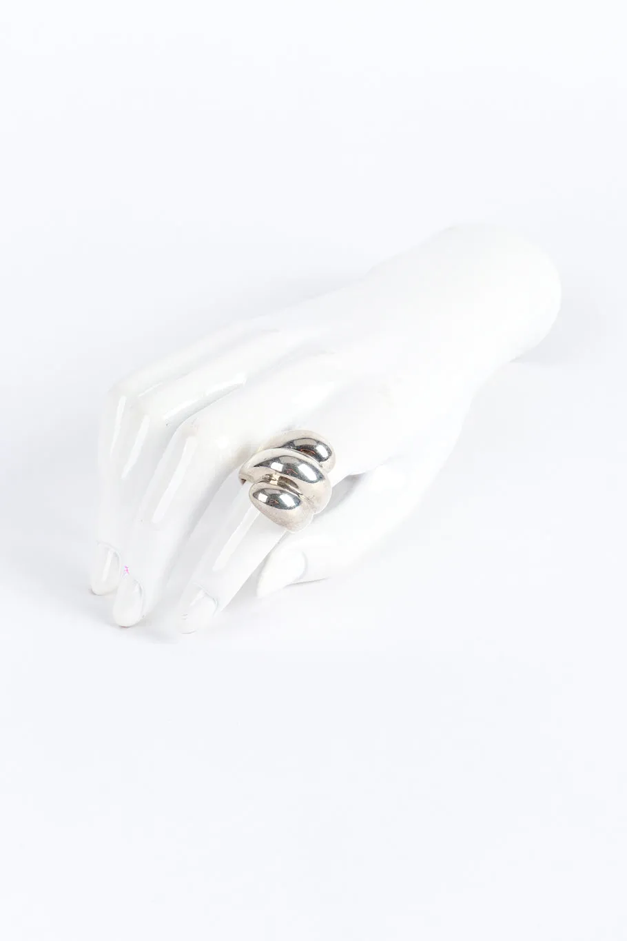 Sterling Silver Twisted Dome Ring