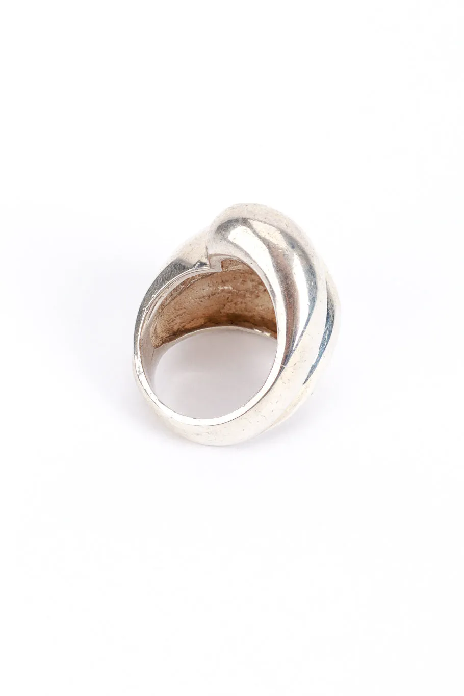 Sterling Silver Twisted Dome Ring
