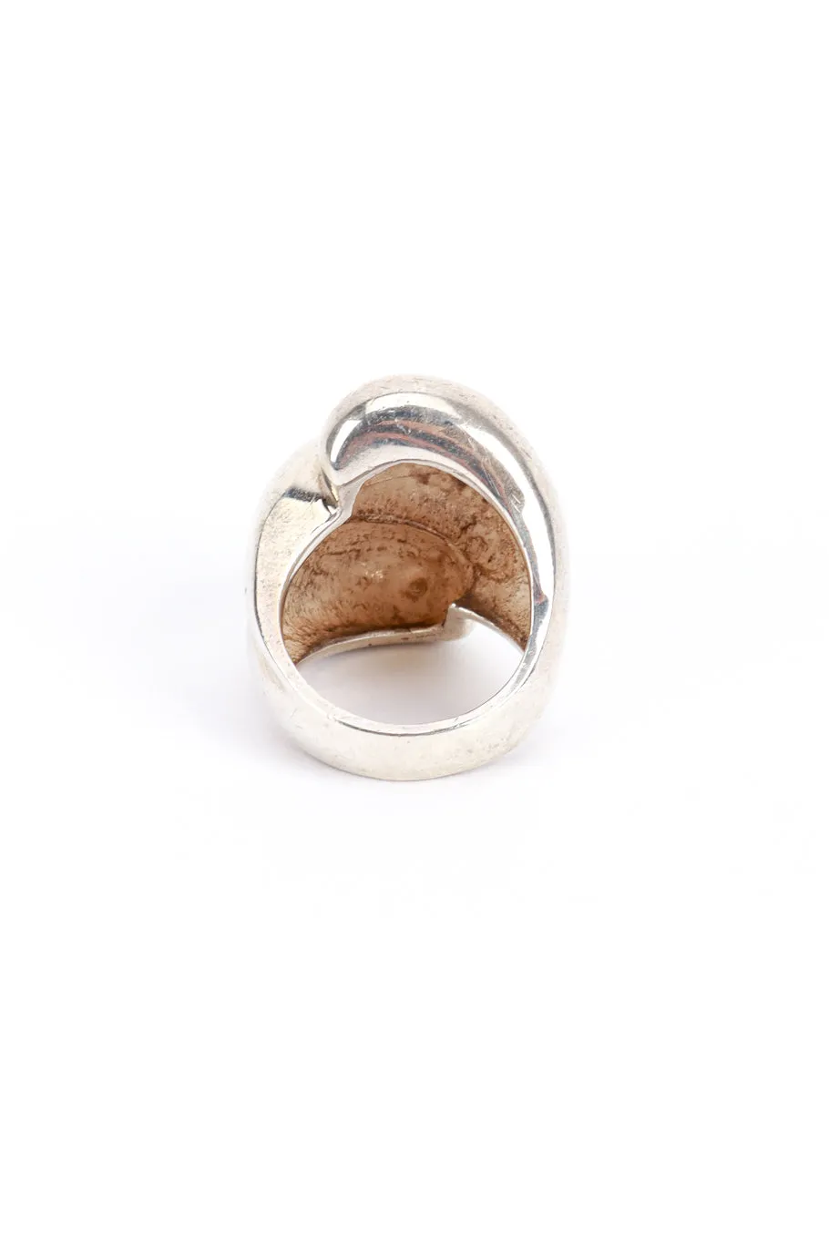 Sterling Silver Twisted Dome Ring