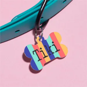 Stripes for Days Pet ID Tag