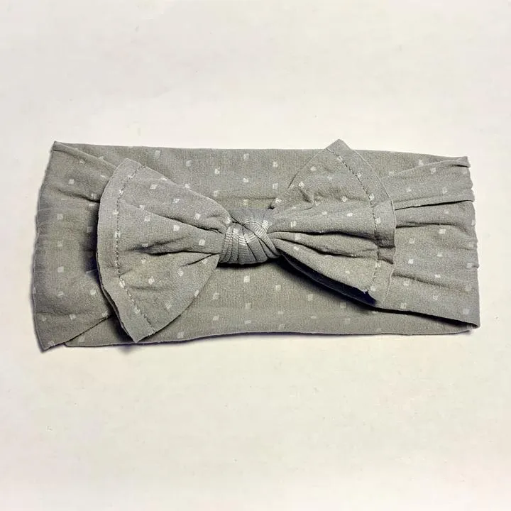 Sugar   Maple Baby Classic Bow Headband Dots