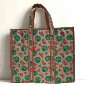 SUMMER MELON PRINT Everyday Tote
