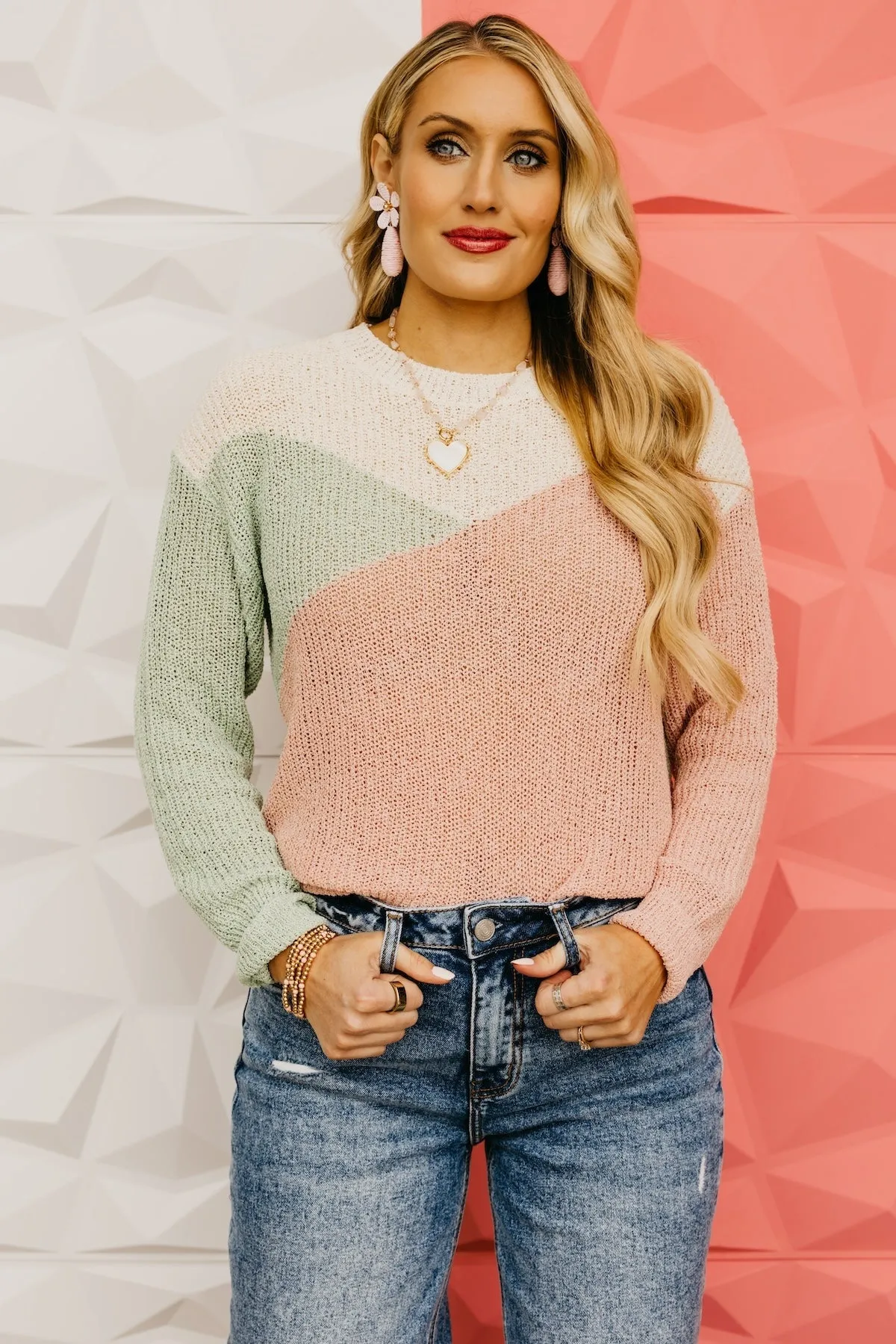 The Timothy Color Block Sweater