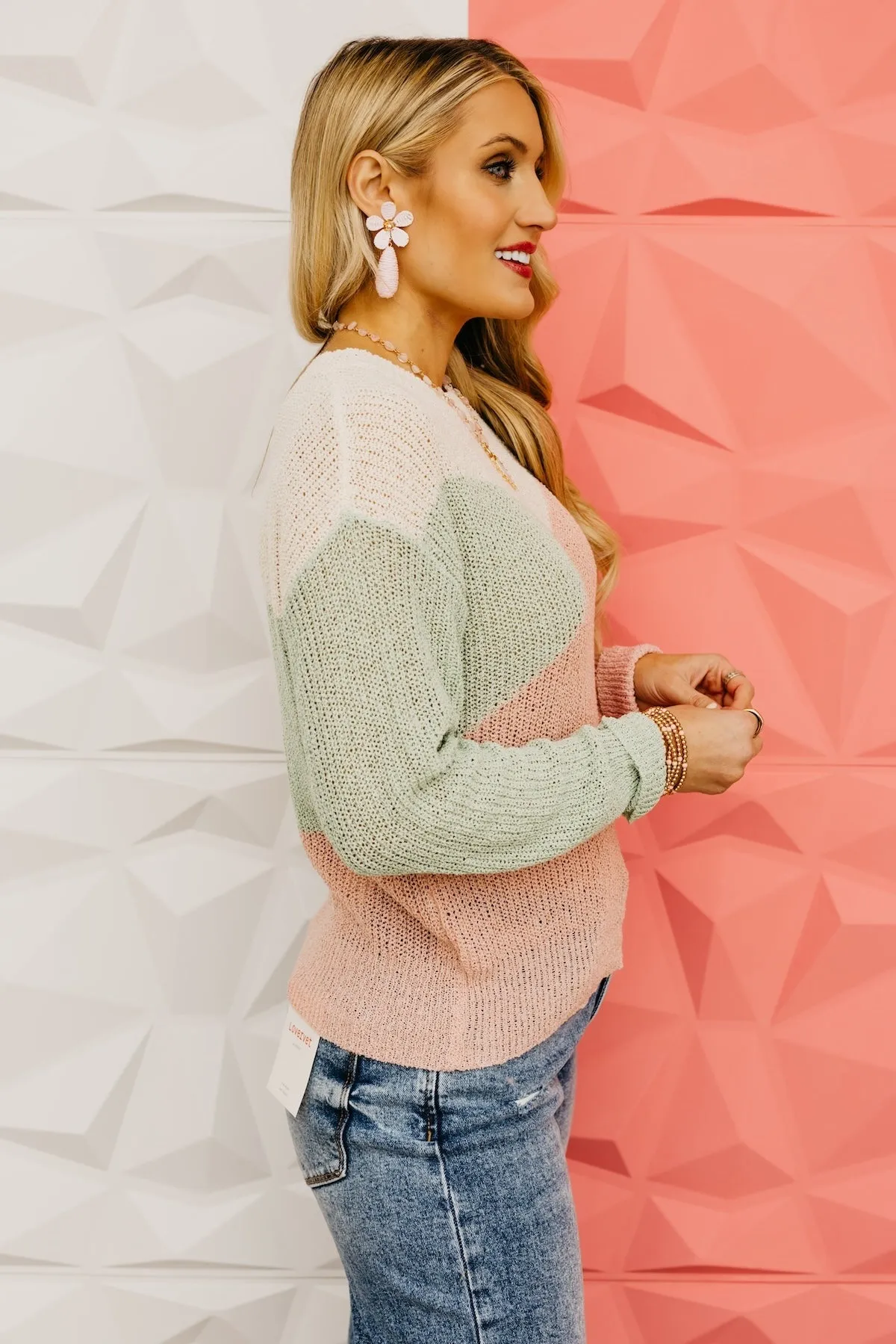 The Timothy Color Block Sweater