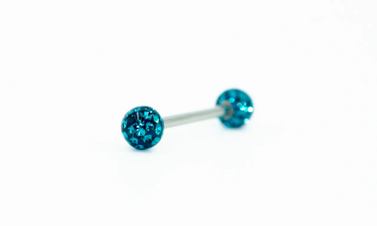 Tiffany Nipple Barbell (Teal)