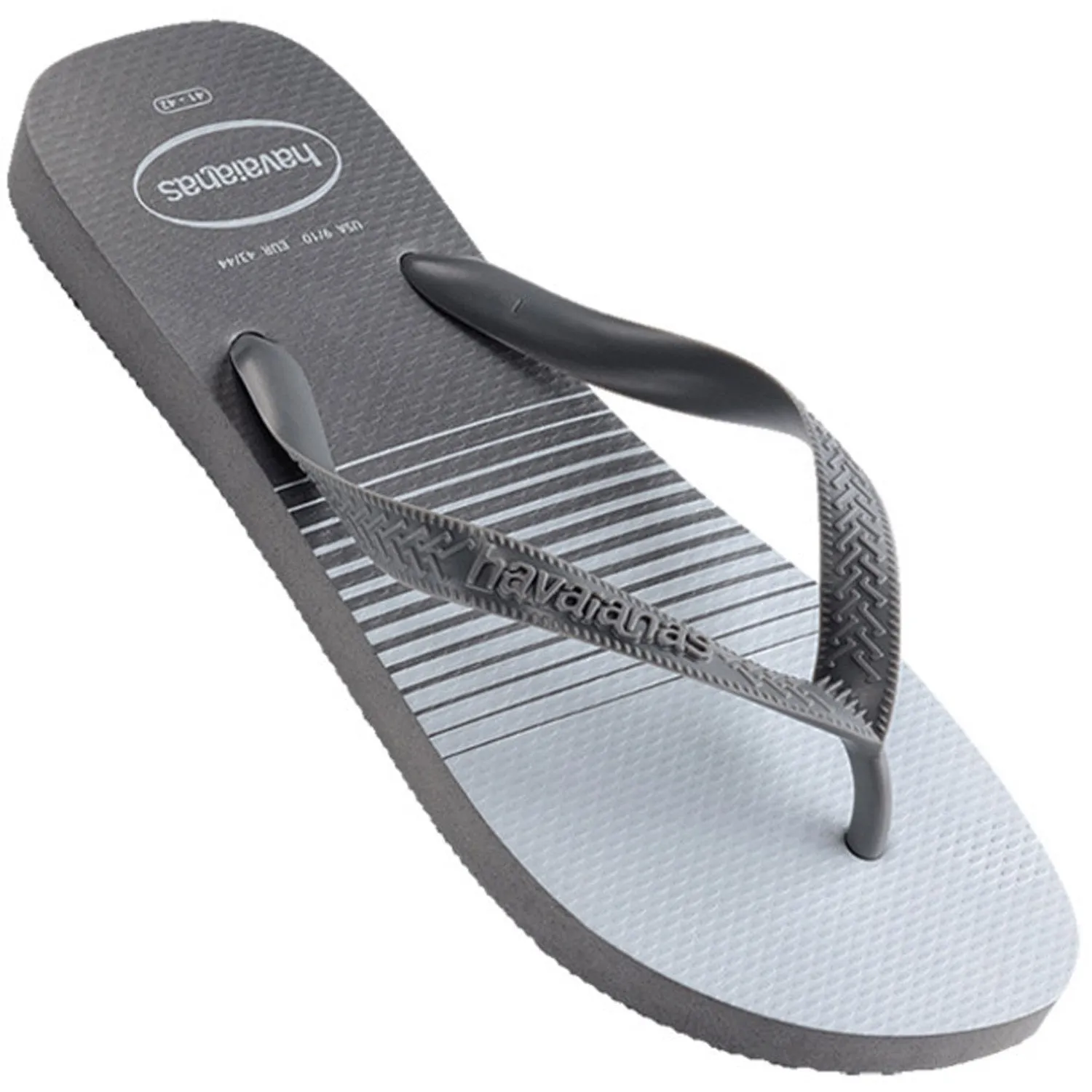 Top Basic Thongs Steel Grey