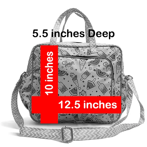 Tropical Bliss Print Baby Diaper Bag
