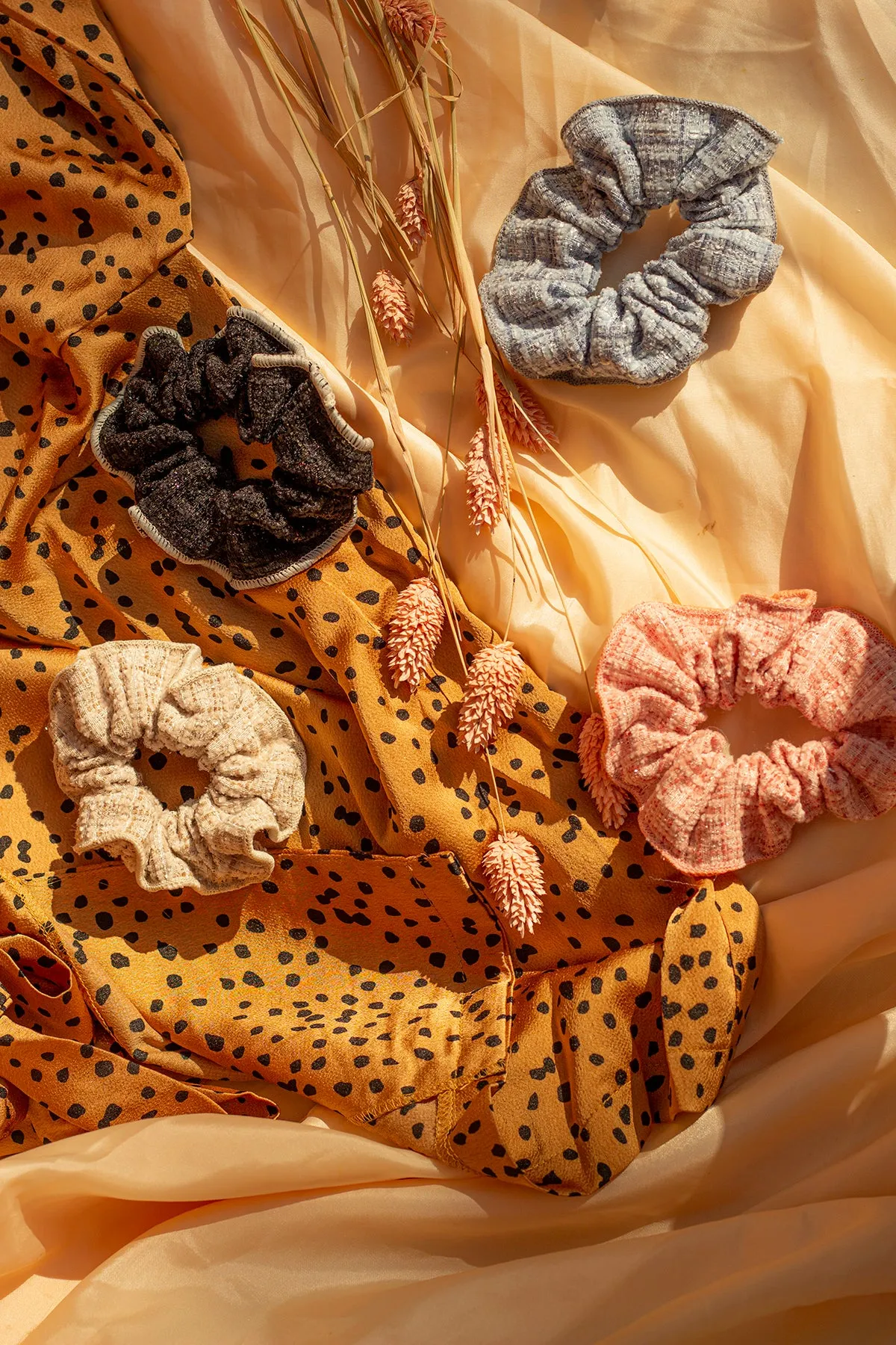 Tweed Scrunchie