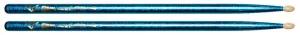 Vater Color Wrap 5A Blue Sparkle Sticks